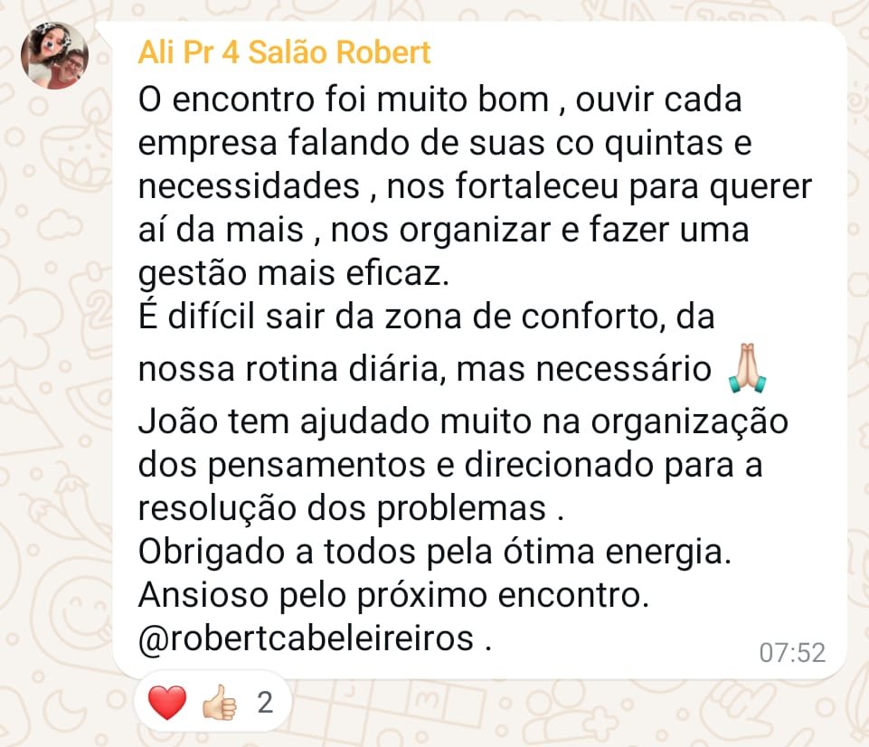 Depoimento WhatsApp